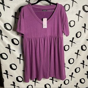 Wild Fable Plum Sweater T-shirt Dress.